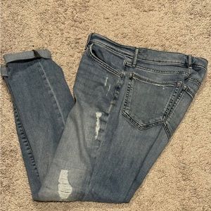 Eddie Bauer Boyfriend Slim Distressed Jeans Size 2
